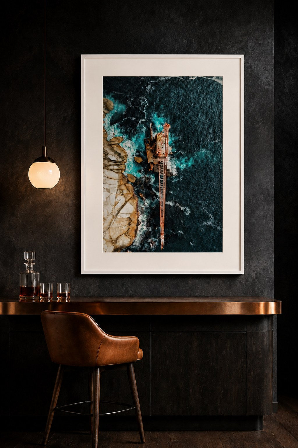 Breaking Ground shown in an interior